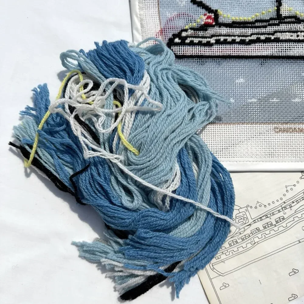 Something Special Paritily Done Needlepoint Kit Cruise Ship